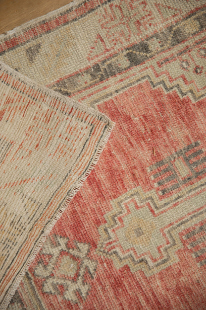 2.5x5 Vintage Distressed Oushak Rug Runner