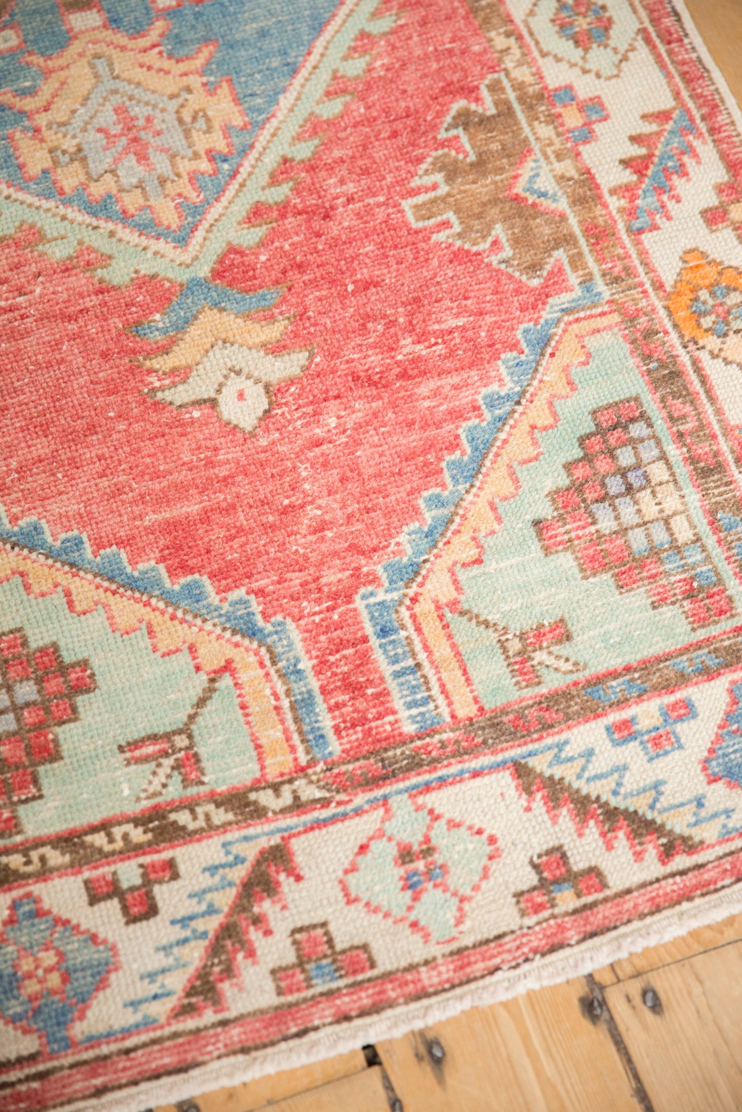 3x5.5 Vintage Distressed Oushak Rug