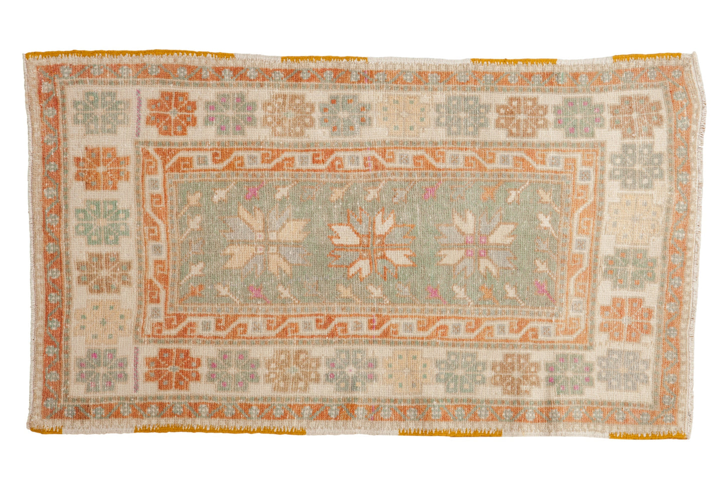 3x5 Vintage Distressed Oushak Rug