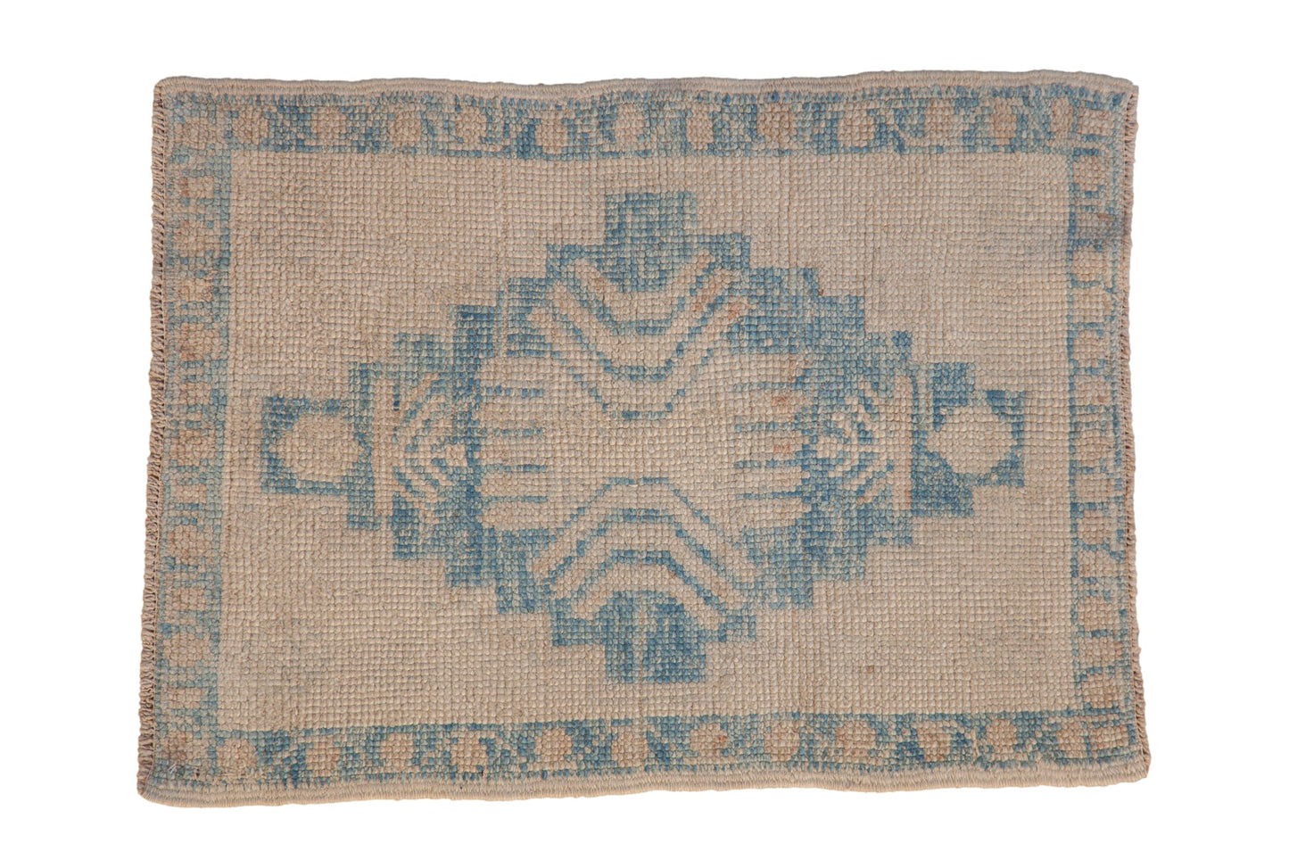 2.5x3 Distressed Oushak Square Rug