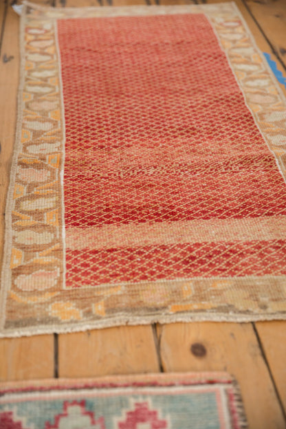 2x4 Vintage Distressed Oushak Rug Runner