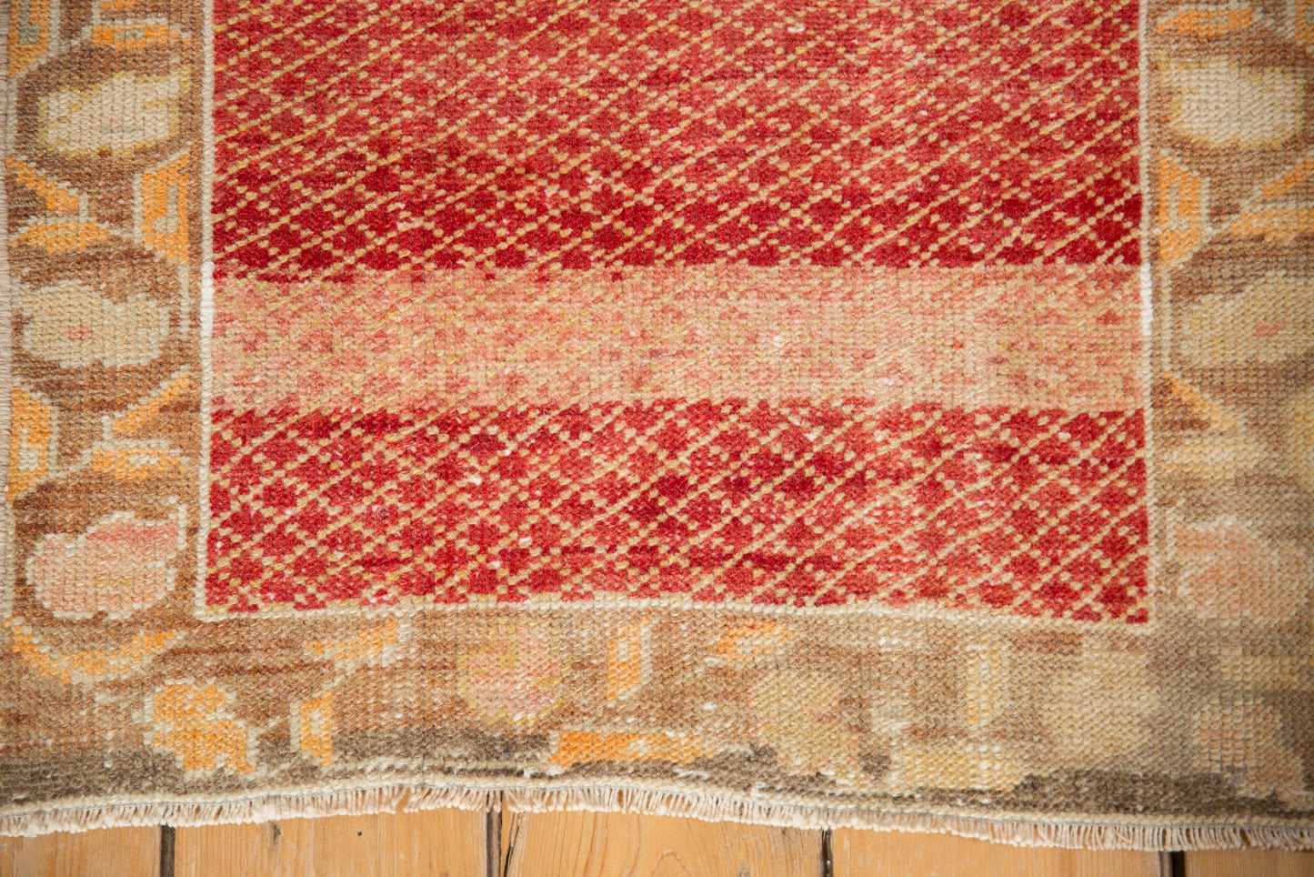 2x4 Vintage Distressed Oushak Rug Runner
