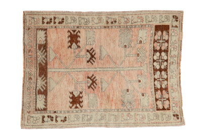 2.5x3.5 Vintage Distressed Oushak Rug