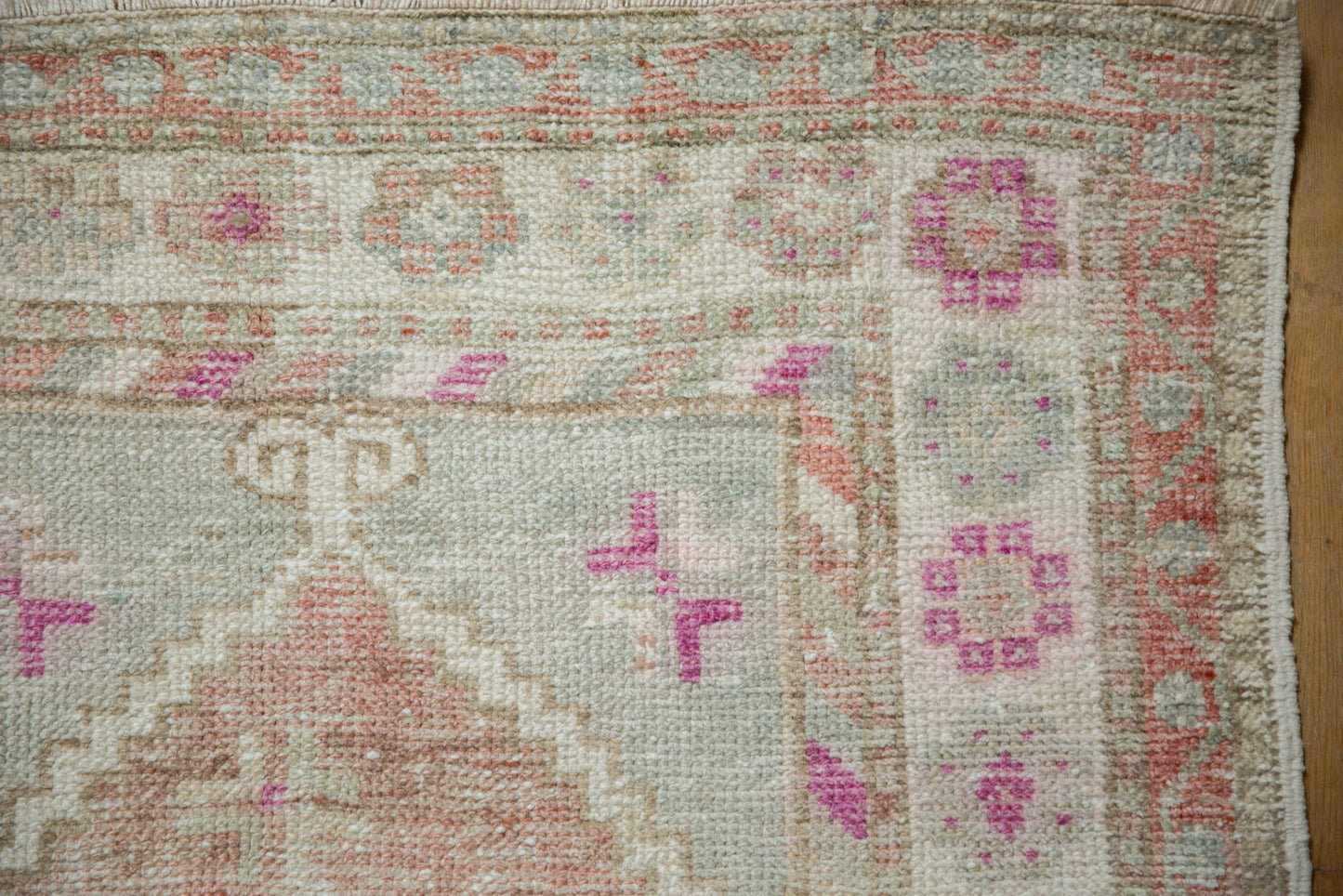 3x4.5 Vintage Distressed Oushak Rug