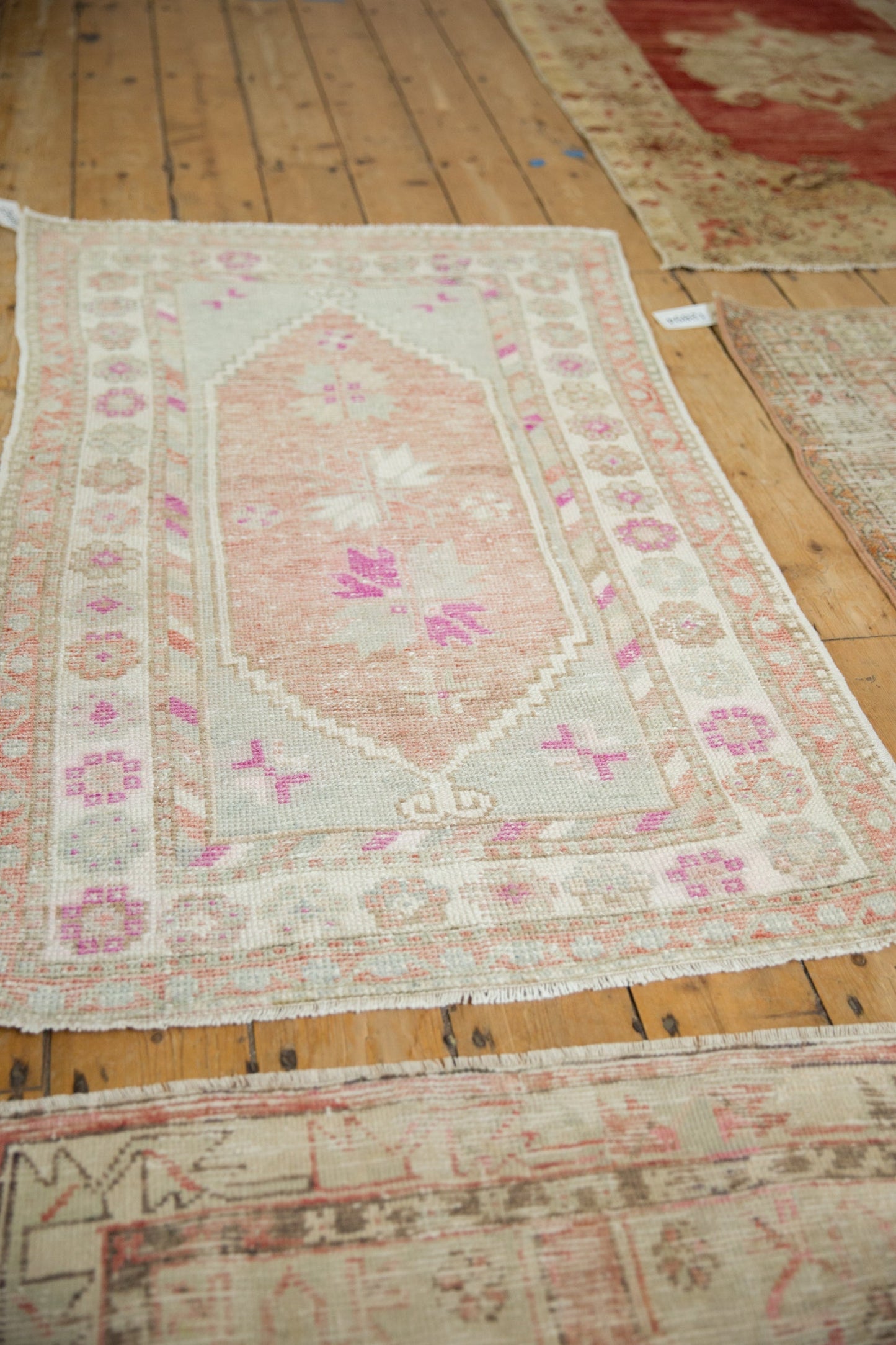 3x4.5 Vintage Distressed Oushak Rug