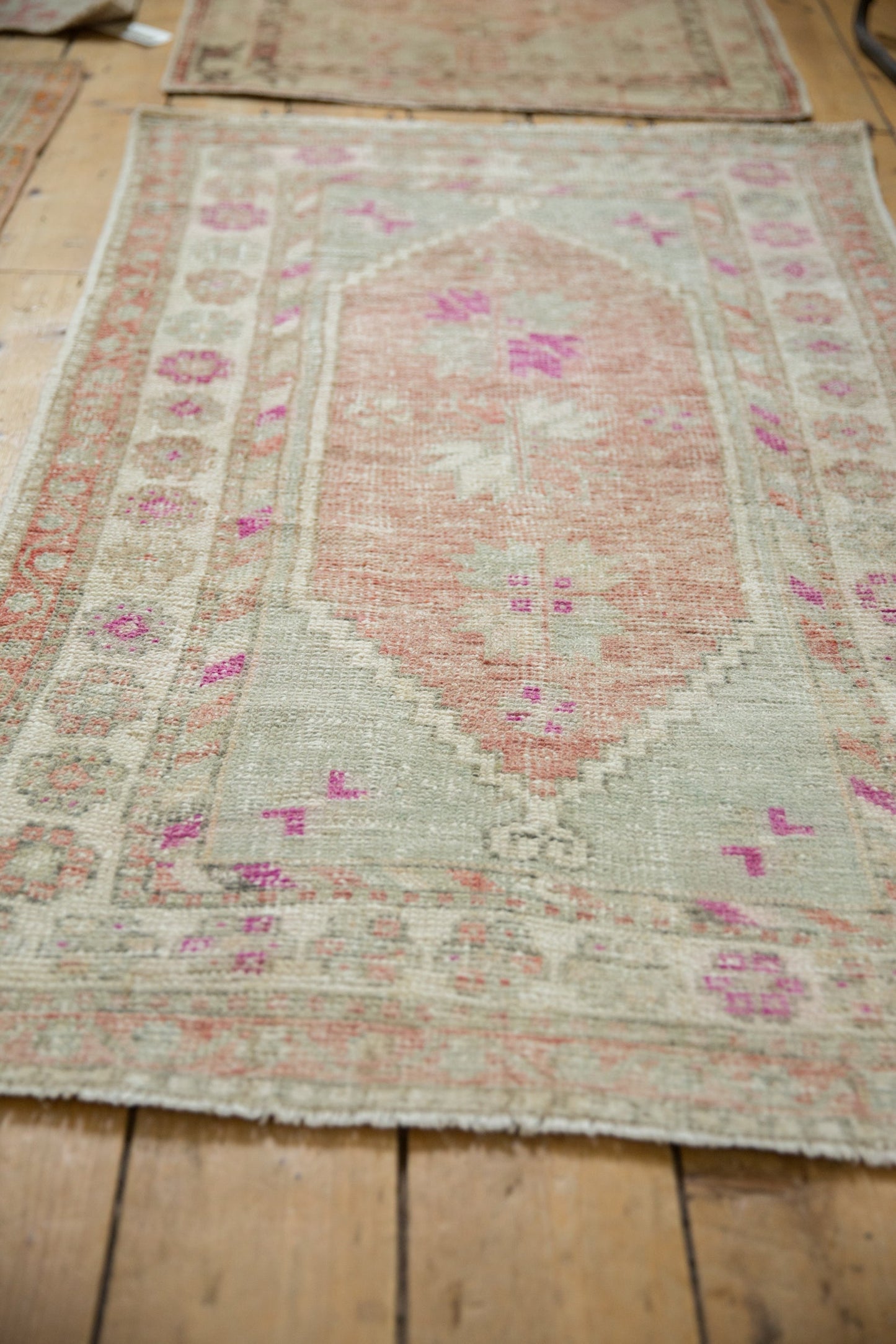 3x4.5 Vintage Distressed Oushak Rug