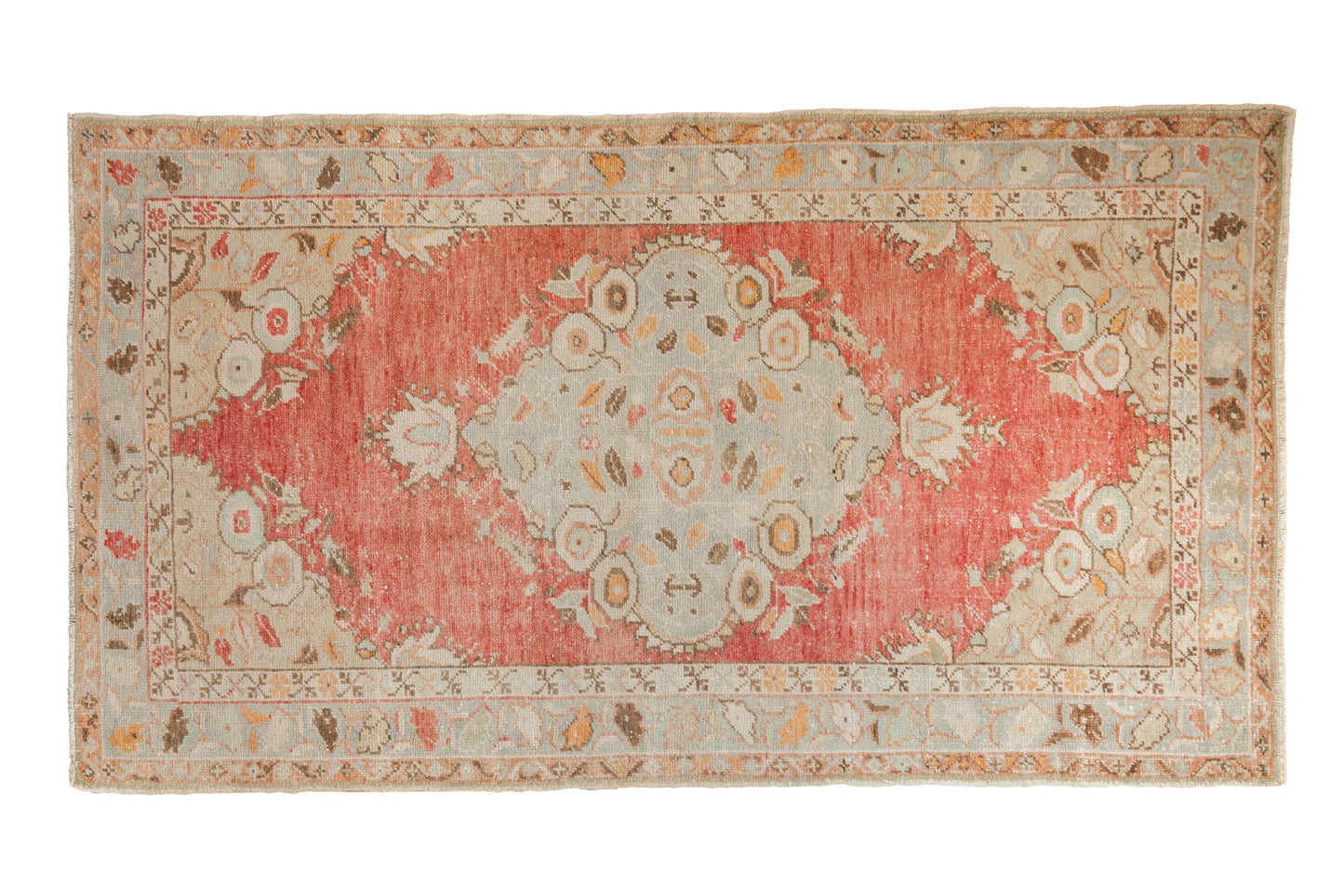 3.5x6 Vintage Distressed Oushak Rug