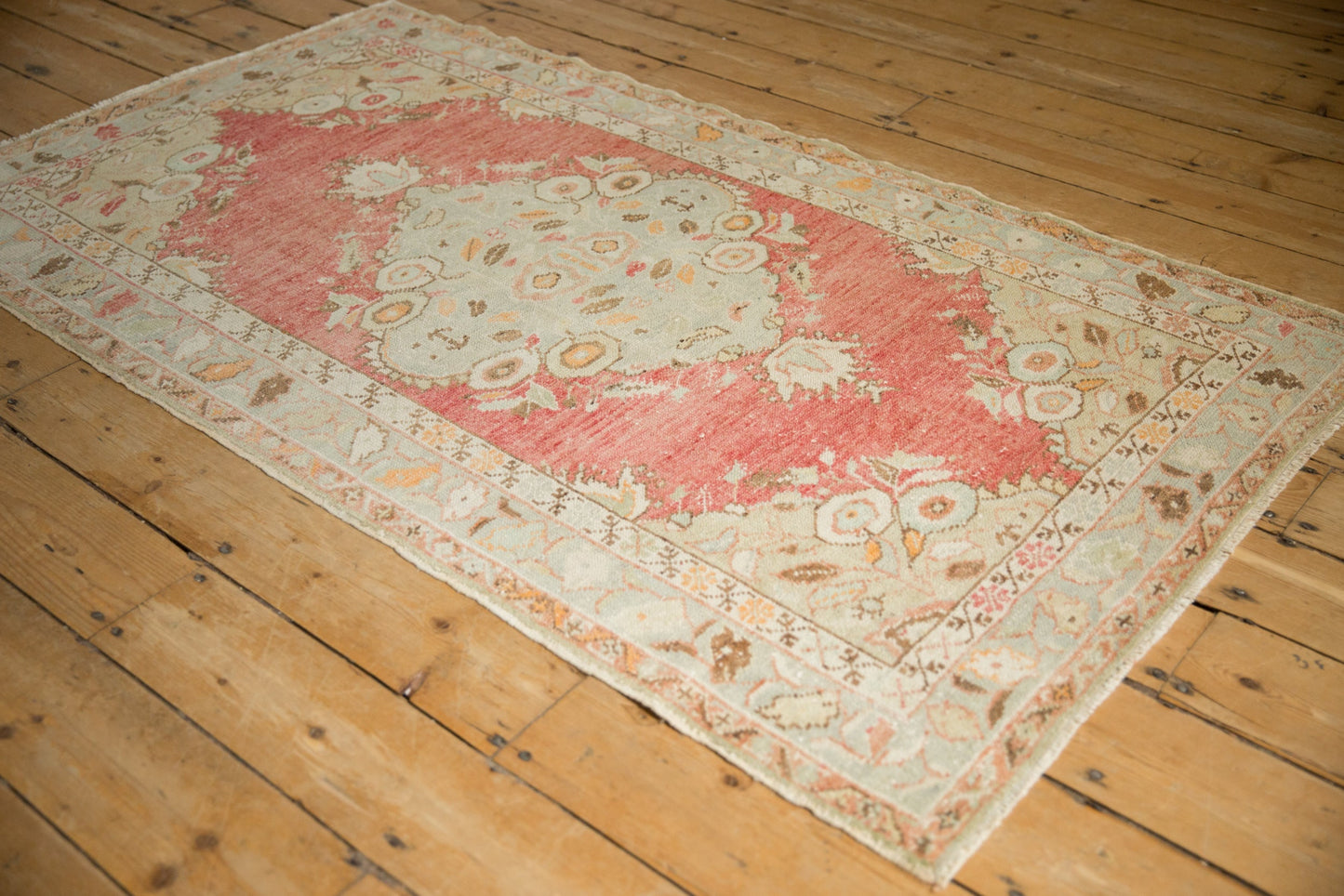 3.5x6 Vintage Distressed Oushak Rug