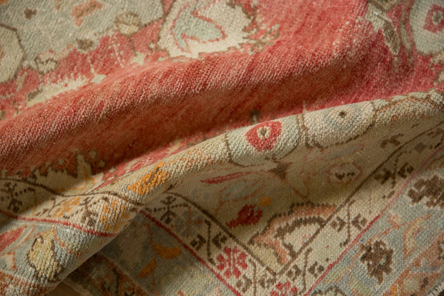 3.5x6 Vintage Distressed Oushak Rug