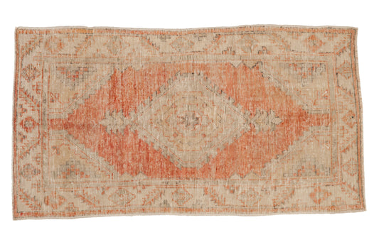 2.5x4.5 Vintage Distressed Oushak Rug