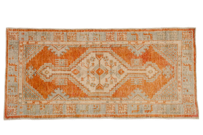 2.5x5.5 Vintage Distressed Oushak Rug Runner