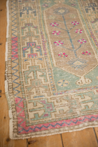 2.5x4.5 Vintage Distressed Oushak Rug