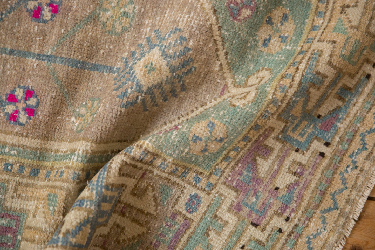 2.5x4.5 Vintage Distressed Oushak Rug