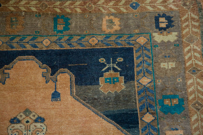 4x6 Vintage Distressed Oushak Rug