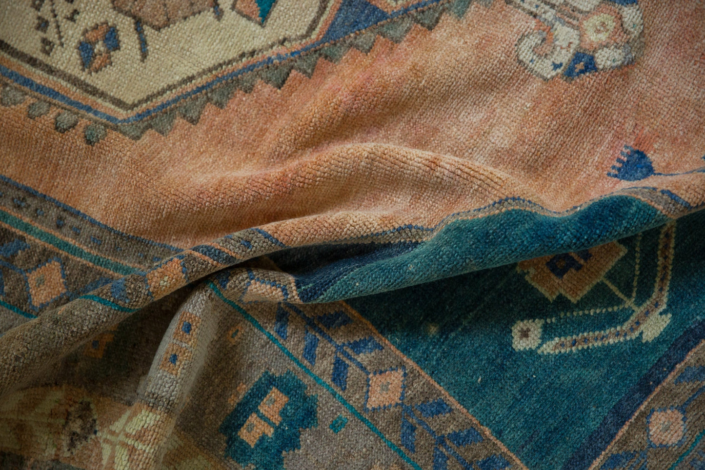 4x6 Vintage Distressed Oushak Rug
