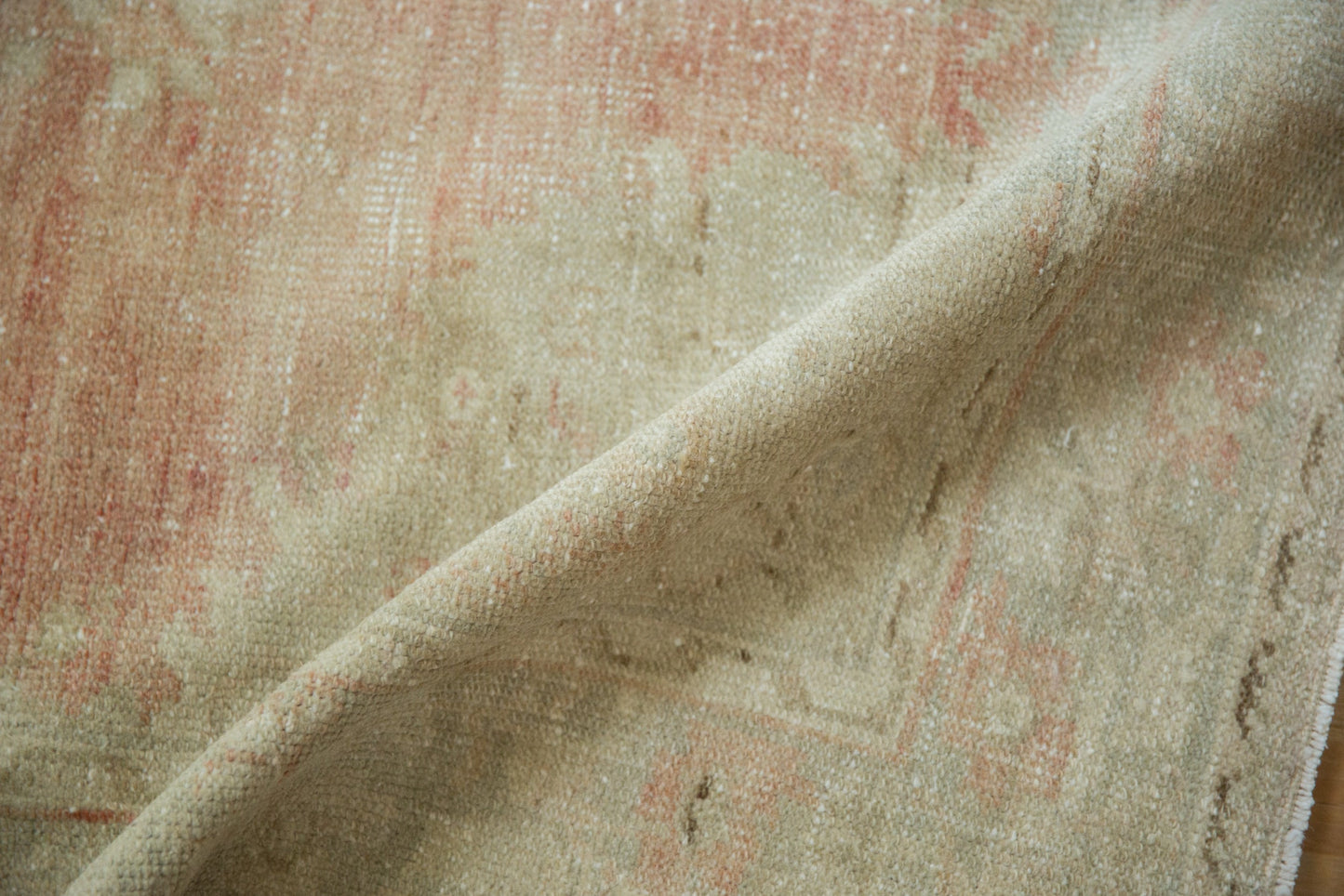 3.5x7 Vintage Distressed Oushak Rug Runner