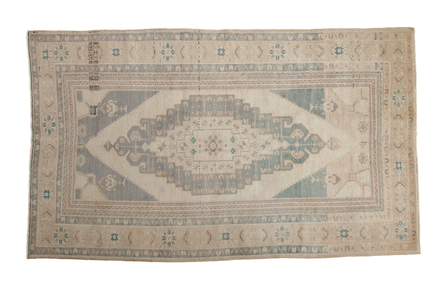 5x9 Vintage Distressed Oushak Carpet