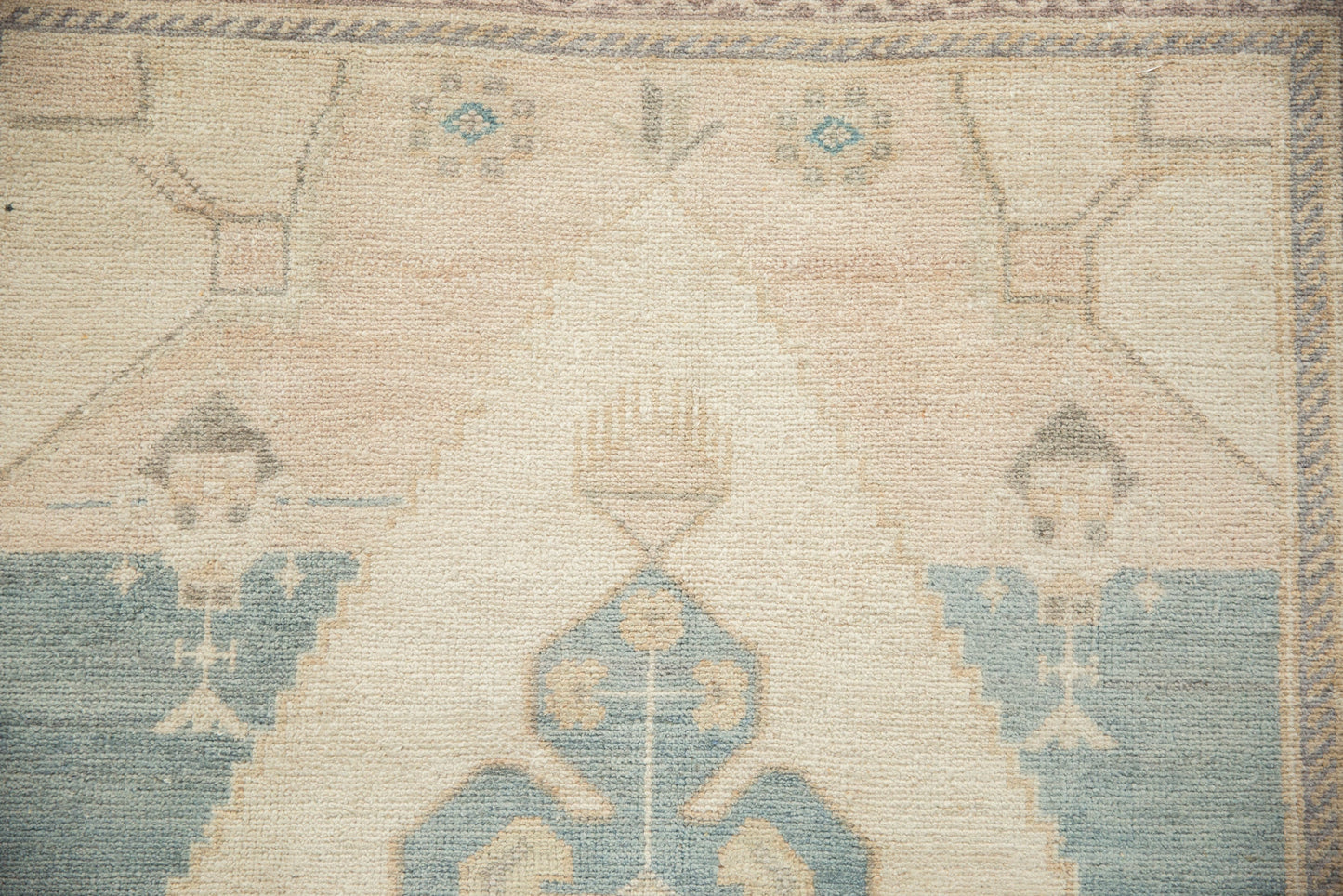5x9 Vintage Distressed Oushak Carpet
