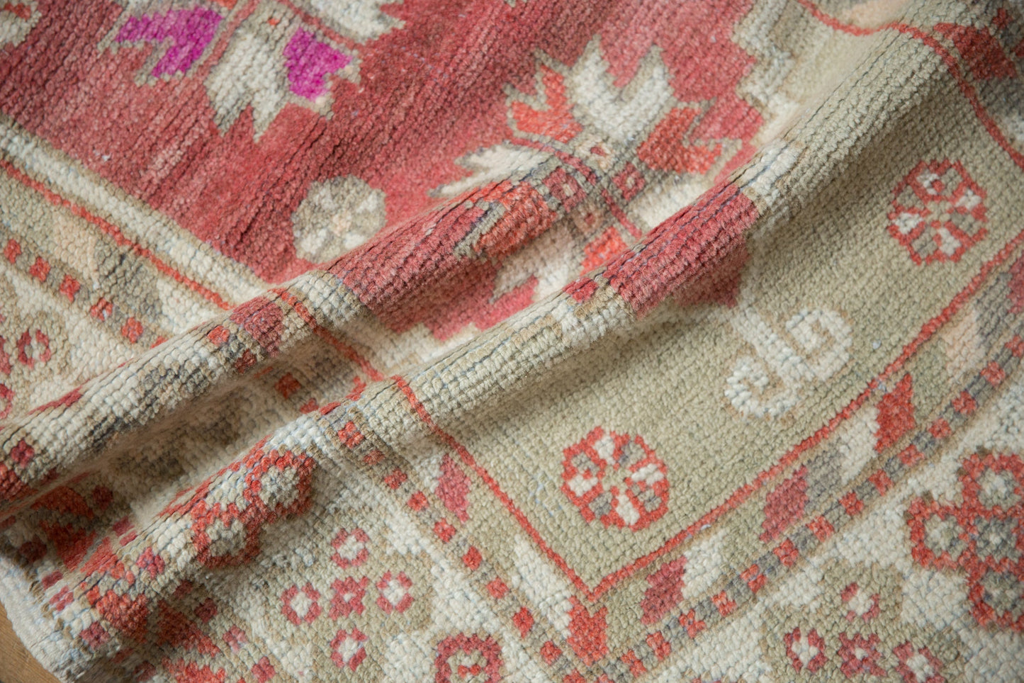 2.5x5 Vintage Distressed Oushak Rug Runner
