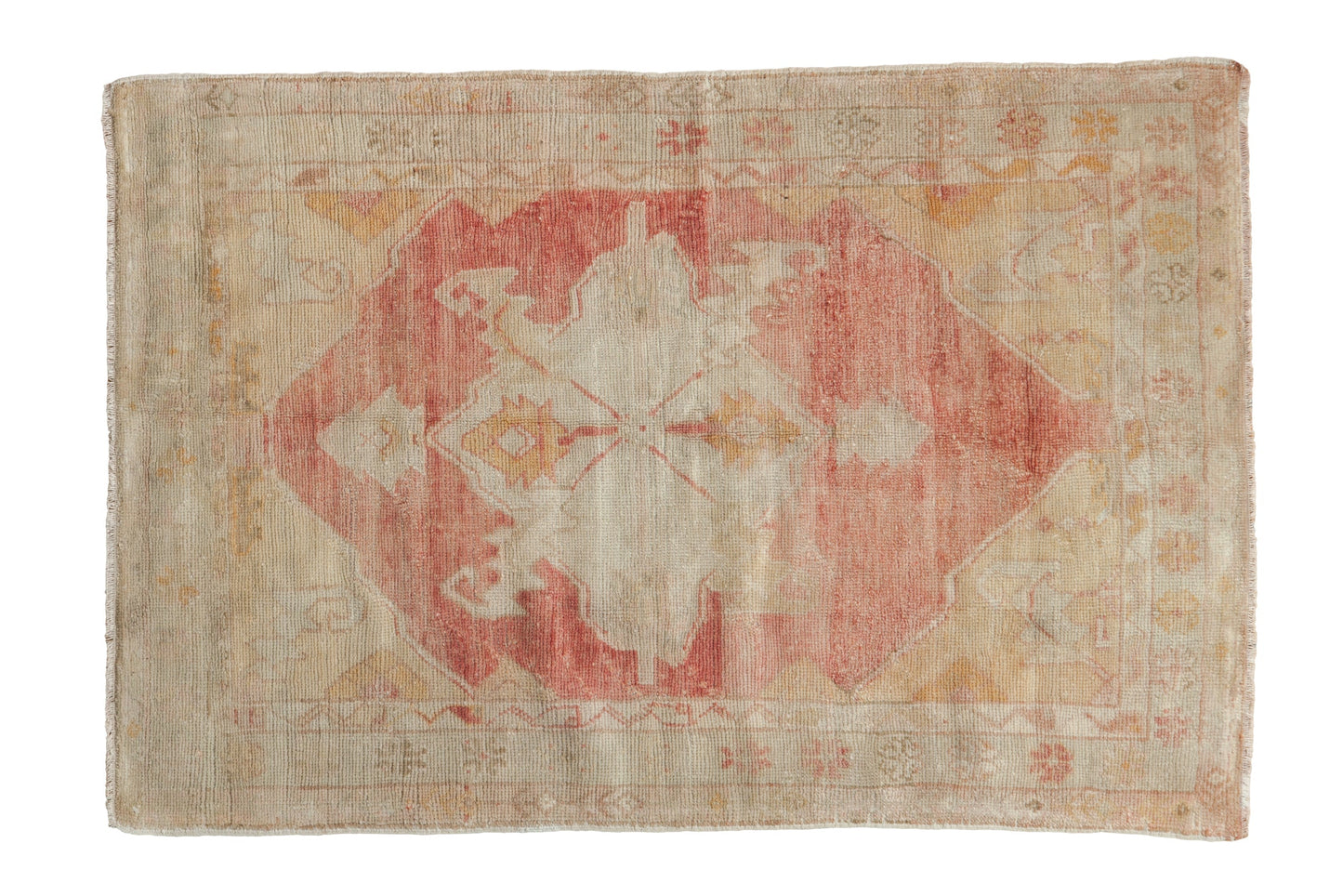 3x4.5 Vintage Distressed Oushak Rug