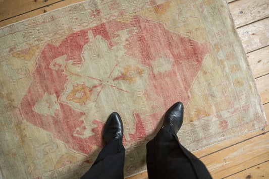 3x4.5 Vintage Distressed Oushak Rug