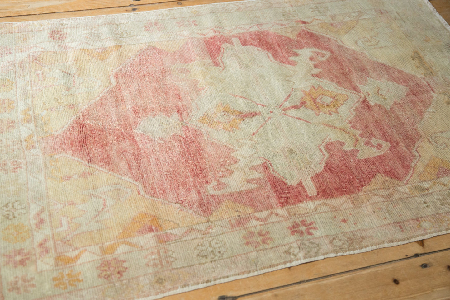 3x4.5 Vintage Distressed Oushak Rug