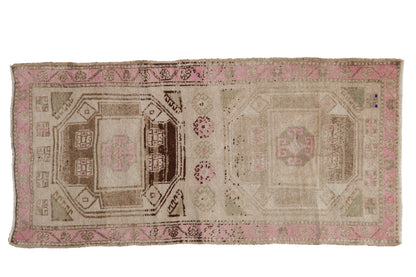 2.5x5.5 Vintage Distressed Kurd Rug Runner