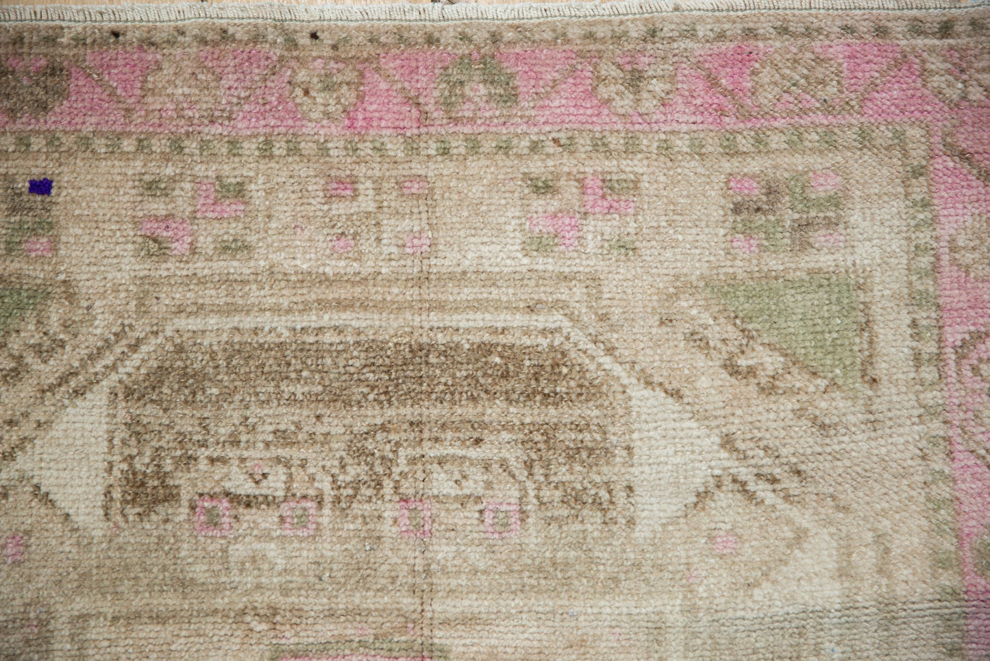 2.5x5.5 Vintage Distressed Kurd Rug Runner