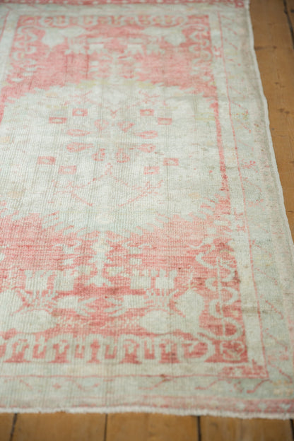 2.5x5 Vintage Distressed Oushak Rug Runner