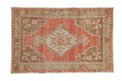 3x4.5 Vintage Distressed Oushak Rug