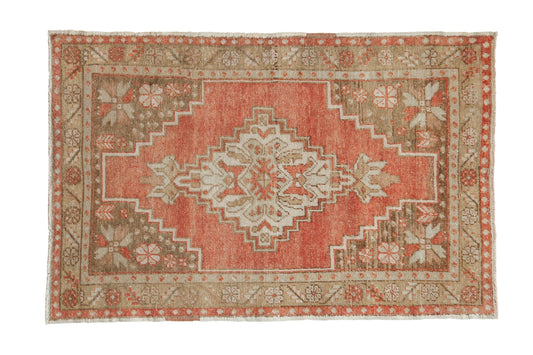 3x4.5 Vintage Distressed Oushak Rug