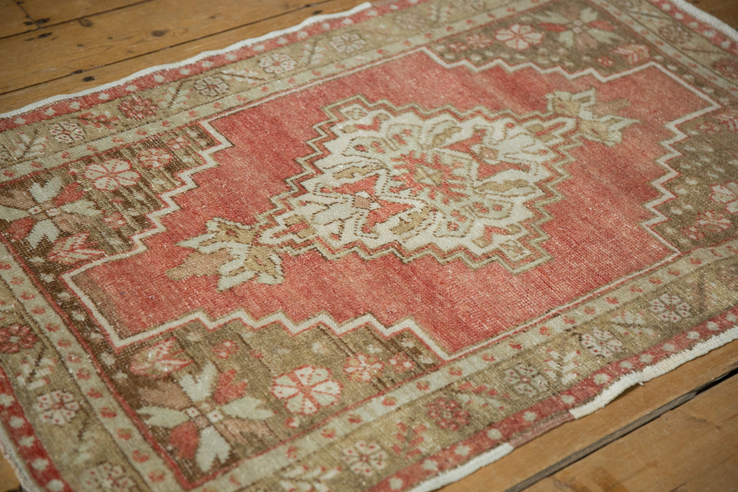 3x4.5 Vintage Distressed Oushak Rug