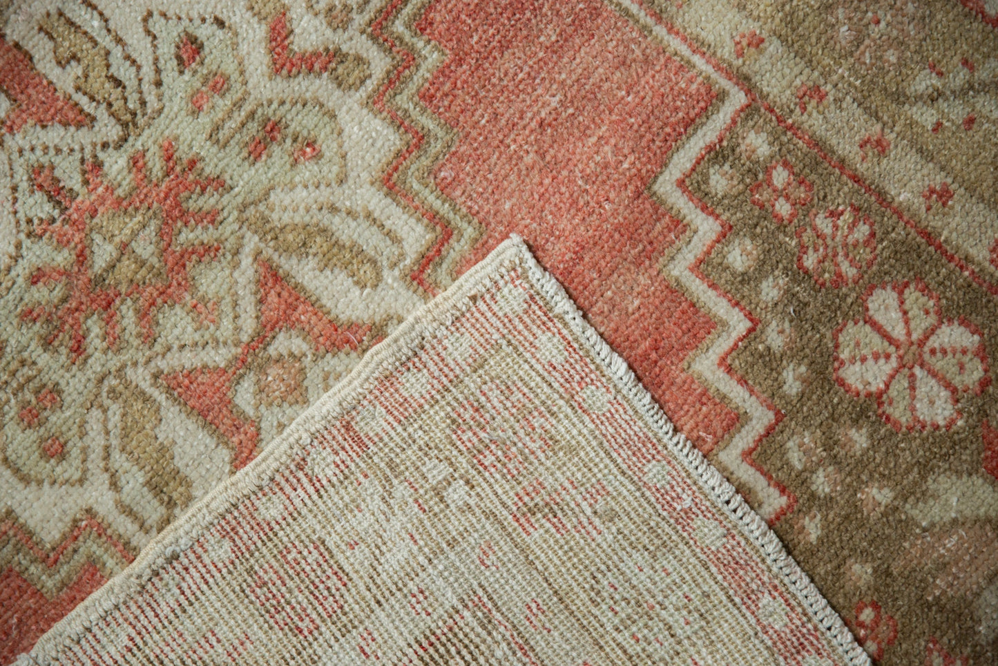 3x4.5 Vintage Distressed Oushak Rug