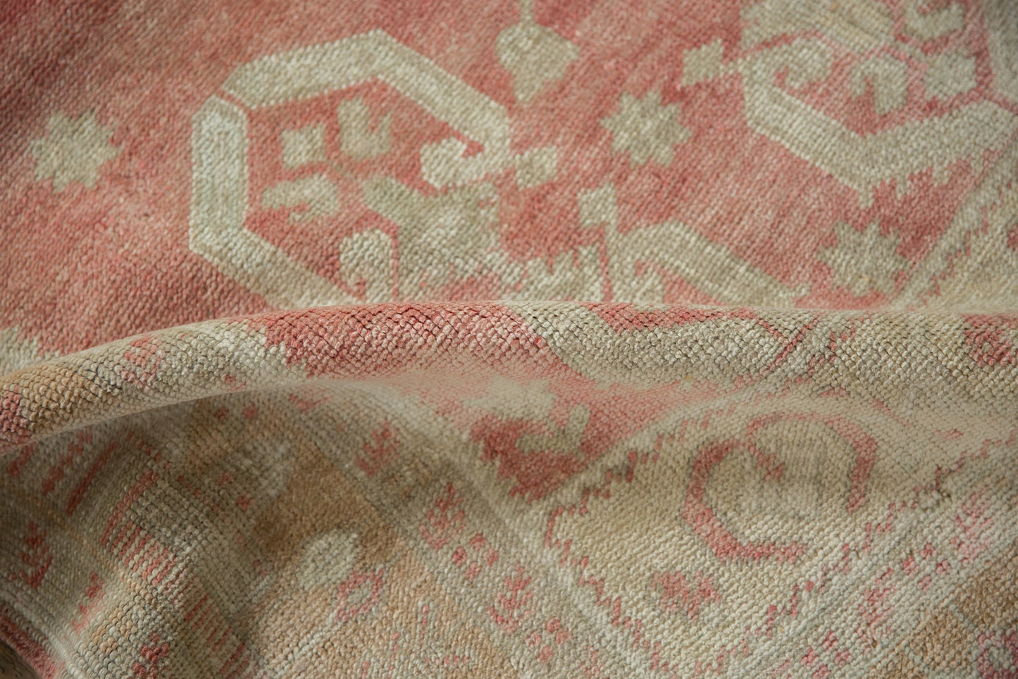 4.5x8.5 Vintage Distressed Oushak Rug