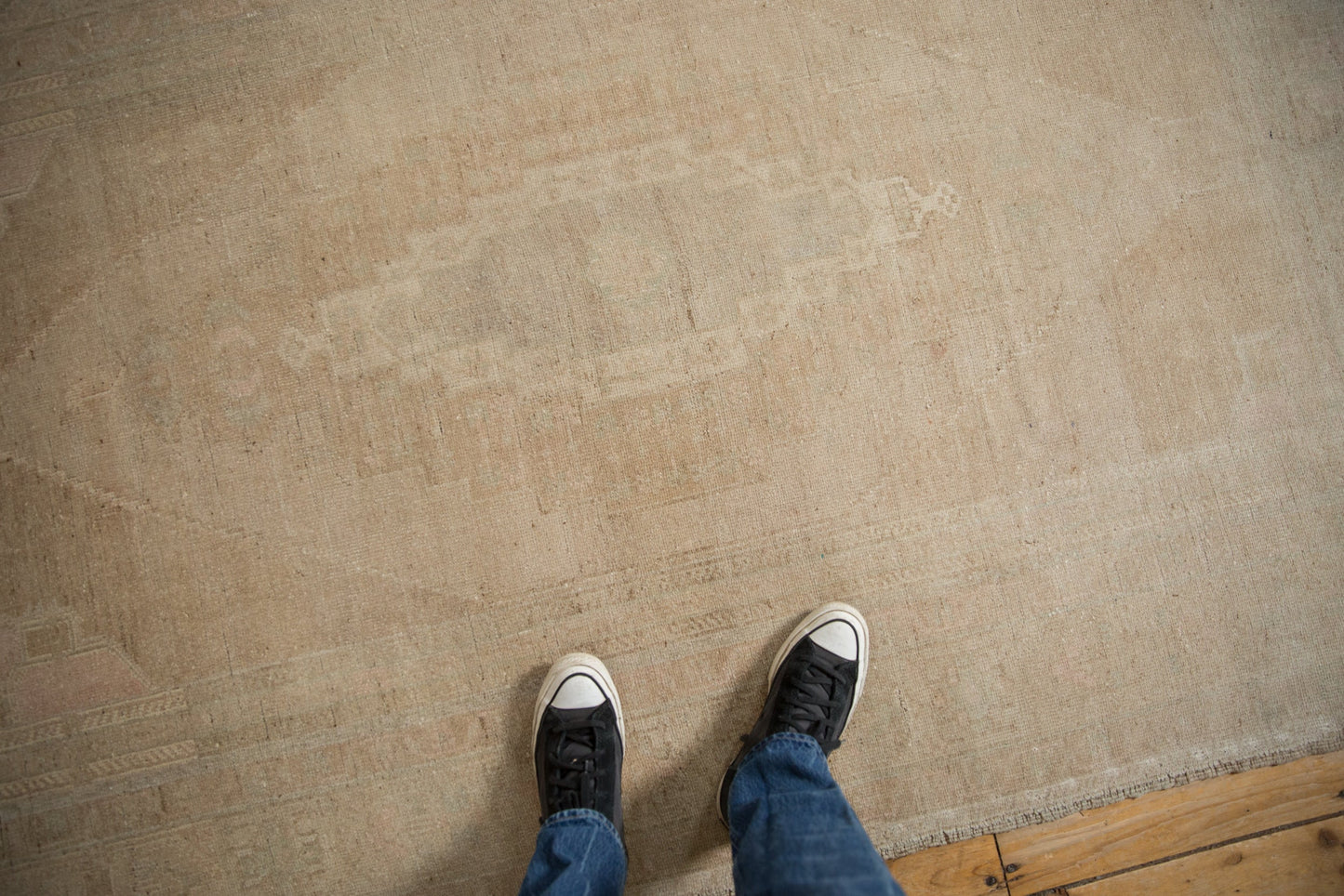 4.5x8 Vintage Distressed Oushak Rug