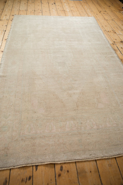 4.5x8 Vintage Distressed Oushak Rug