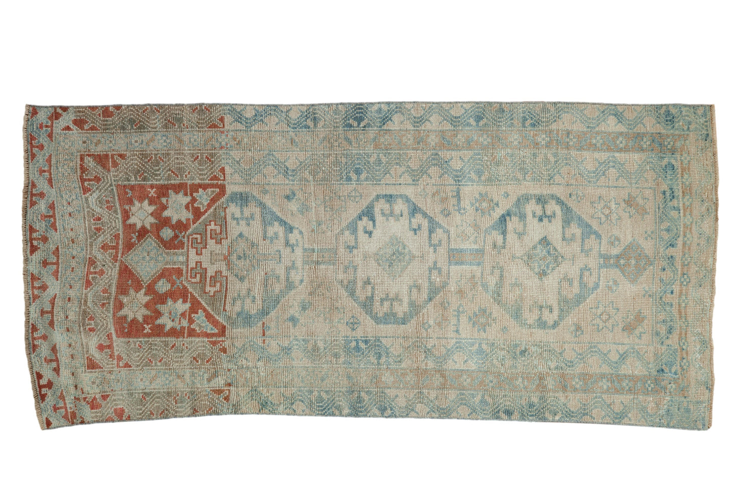 4x7 Vintage Distressed Anatolian Rug