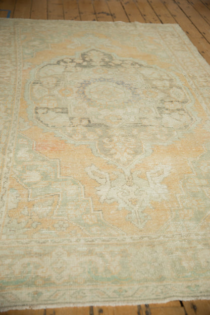 5x8.5 Vintage Distressed Oushak Carpet