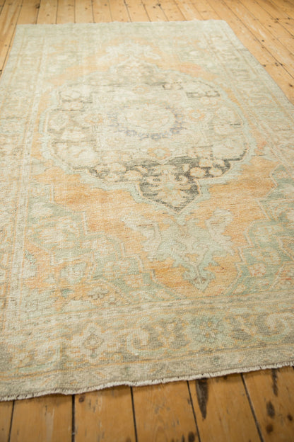 5x8.5 Vintage Distressed Oushak Carpet
