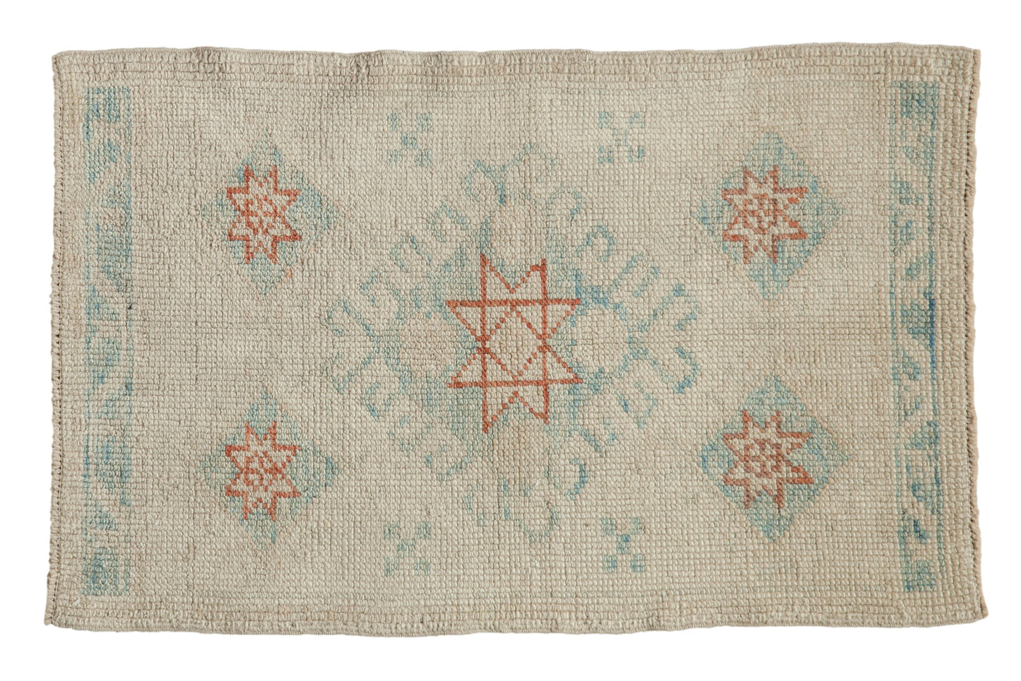 2x3.5 Distressed Oushak Rug