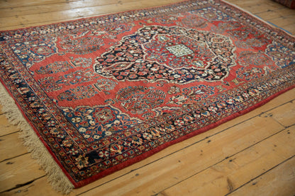 4.5x7 Vintage Sarouk Rug