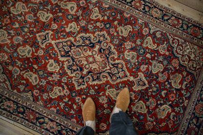 4x7 Vintage Sarouk Rug