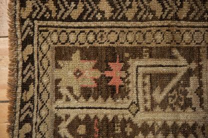 2x2.5 Antique Caucasian Square Rug Mat