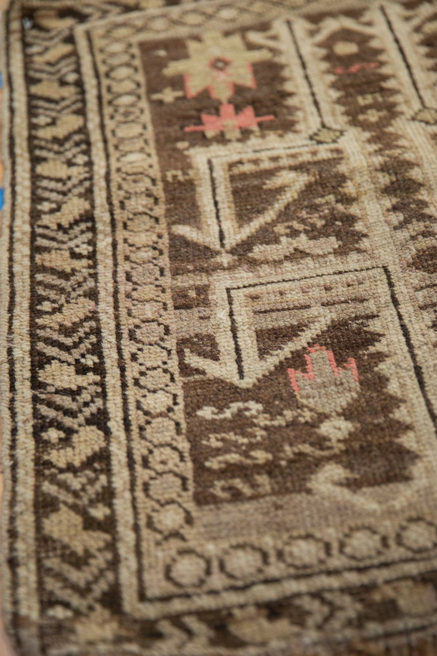 2x2.5 Antique Caucasian Square Rug Mat