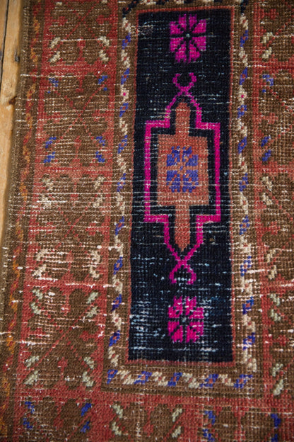 2x3.5 Vintage Distressed Oushak Rug