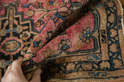 2x2.5 Vintage Farahan Sarouk Square Rug Mat