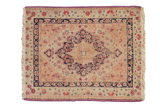 2x2.5 Antique Kerman Square Rug Mat