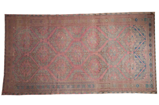 6.5x12.5 Vintage Distressed Soumac Rug Runner
