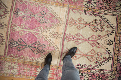 4.5x11.5 Vintage Distressed Oushak Rug Runner