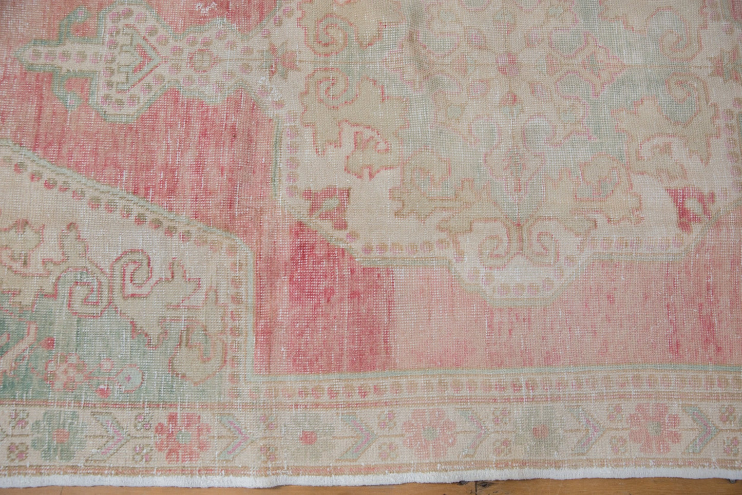 4.5x8 Vintage Distressed Oushak Rug Runner